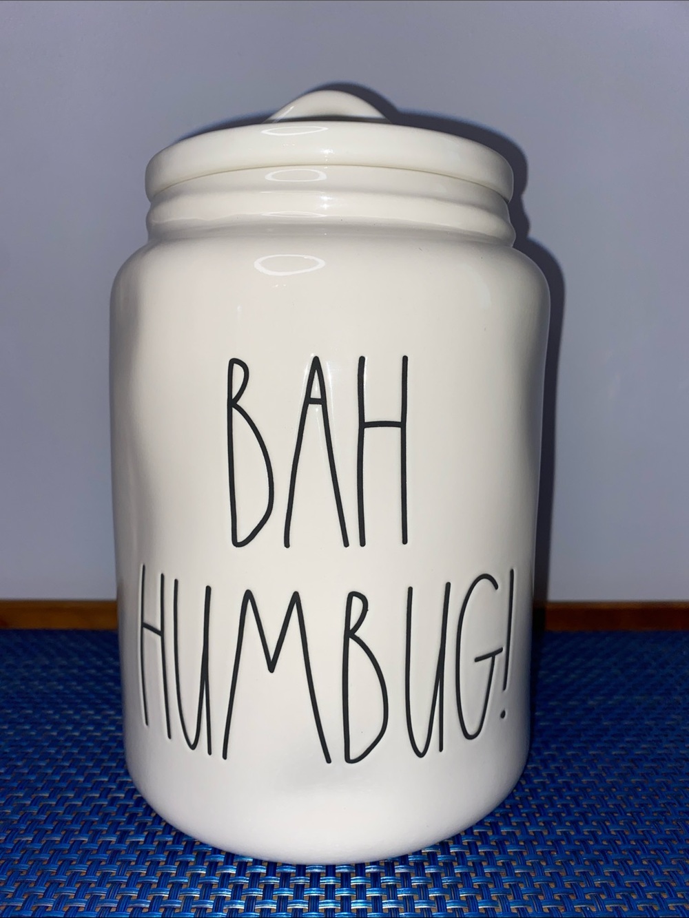 NWT Rae Dunn Bah Humbug! Canister